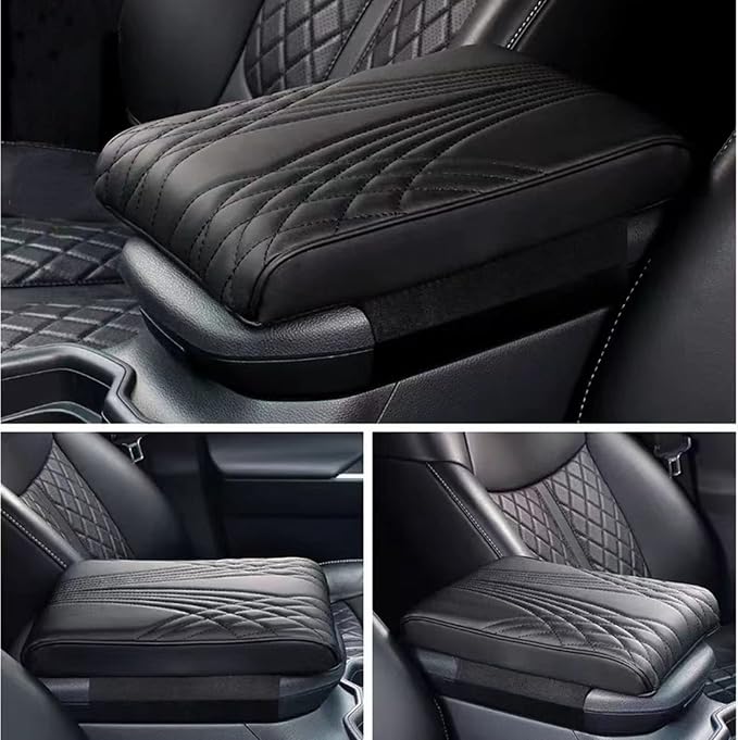 Car Center Console Cover, Memory Foam Car Armrest Cover, Middle Organizer Elbow - Image 7