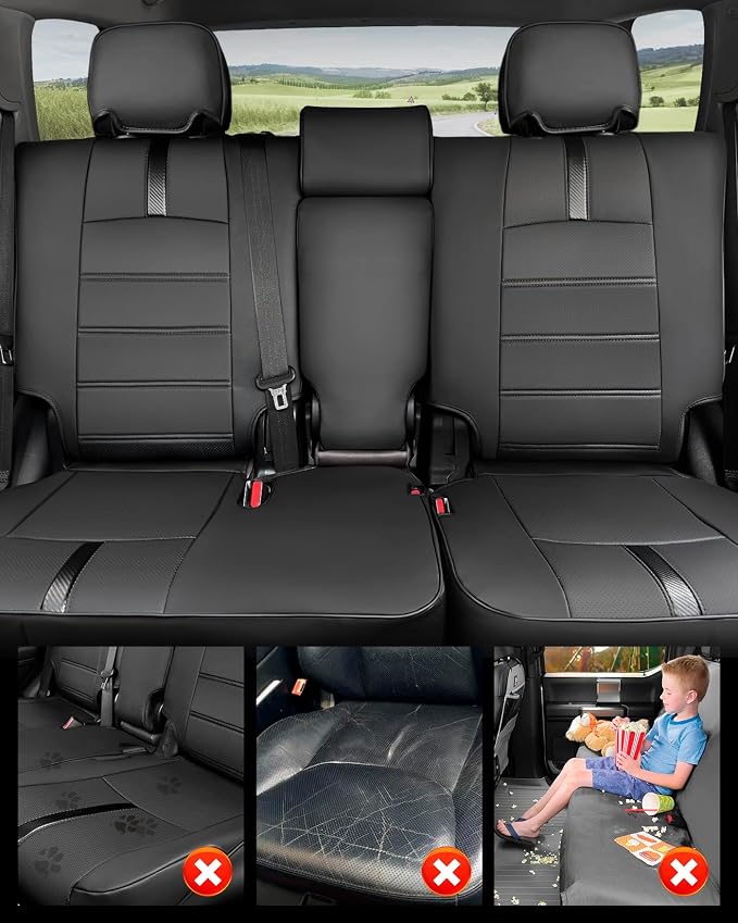 Seat Covers for Toyota 4Runner 2011-2024, Full Set Full Coverage Waterproof - Image 6