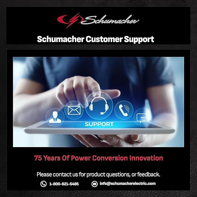 Schumacher Electric DSR ProSeries Car Battery Jump Starter, Maintainer & - Image 8
