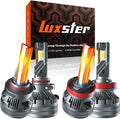 LUXSTER Punisher 80, 000LM H11 9005 LED Bulbs Combo, Ultra-Bright TalonLED Chips by Luxster