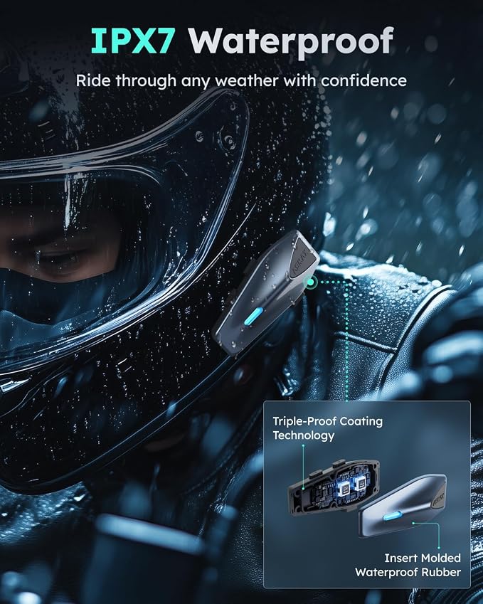 S1 Motorcycle Bluetooth Headset - Image 8