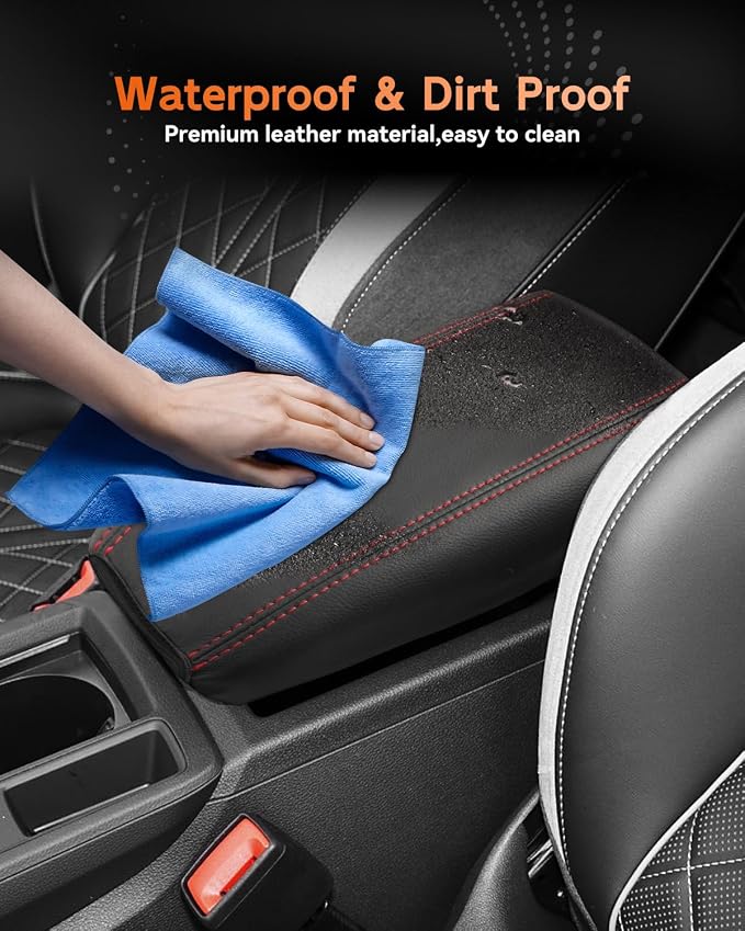 CDEFG for Audi Q3 2019-2025 Center Console Cover Armrest Cover for Q3 2020 2021 - Image 6