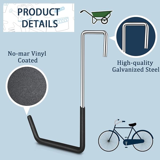 18 Pack Heavy Duty Rafter Hooks - Image 3