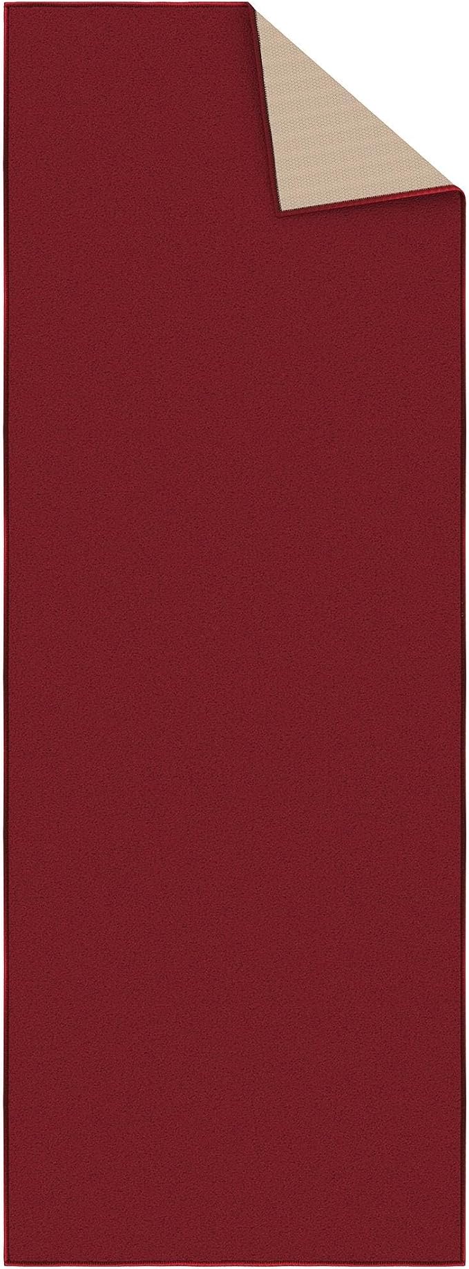 Ottomanson Hallway Runner Rug 2'2" x 6' Non Slip Solid Area Rugs Easy to Clean - Image 7