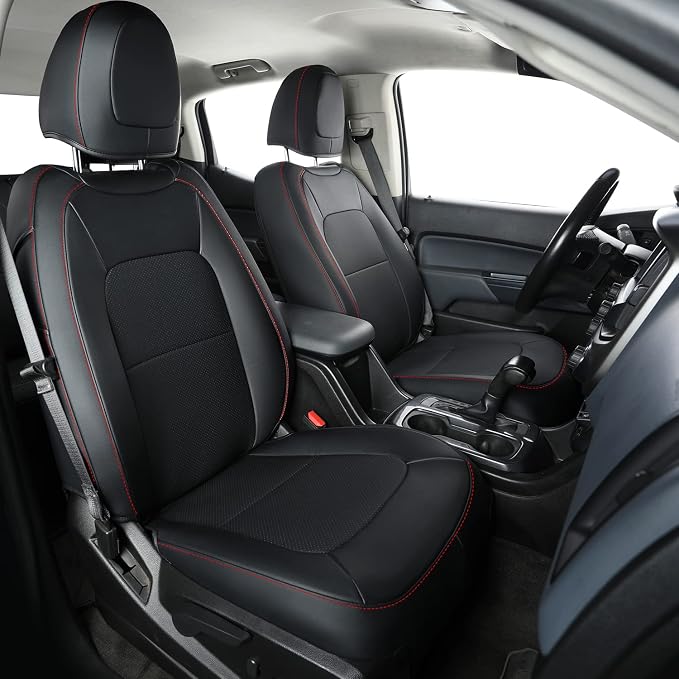 LUCKYMAN CLUB Chevy Colorado Seat Covers, fit by LUCKYMANCLUB