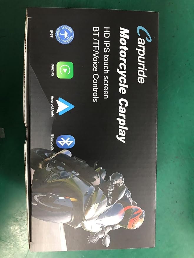 Carpuride W603D Motorcycle GPS Carplay Screen, Wireless CarPlay & Android Auto - Image 14