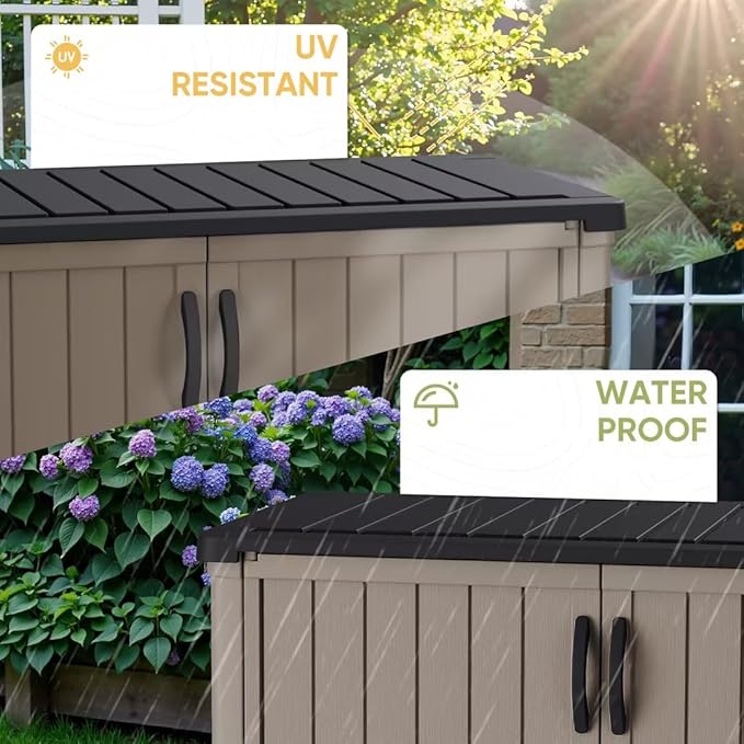 Devoko Outdoor Storage Cabinet 50 Cu Ft - Image 3