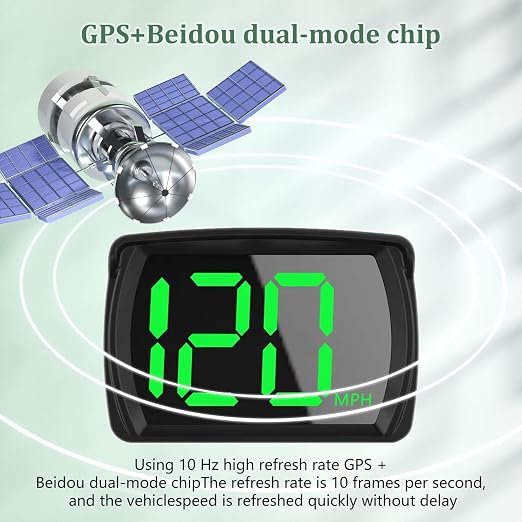 GPS Speedometer Digital Speedometer Cars Heads Up Display Y03 - Image 6