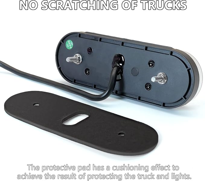 Agrieyes 6 Inch Oval LED Trailer Lights, Submersible Boat Trailer Light - Image 7