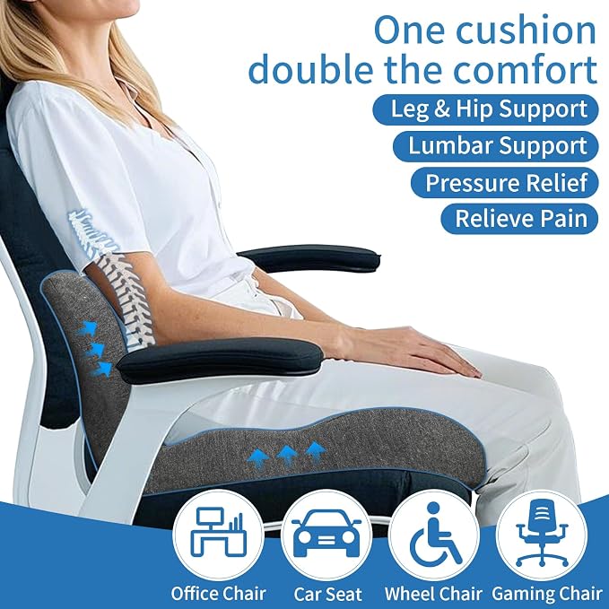Memory Foam Seat Cushion, Office Chair Cushion - Image 2