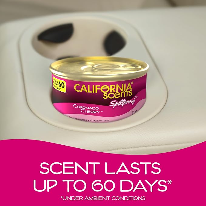 Can Air Freshener and Odor Neutralizer by California Scents, Coronado Cherry - Image 3