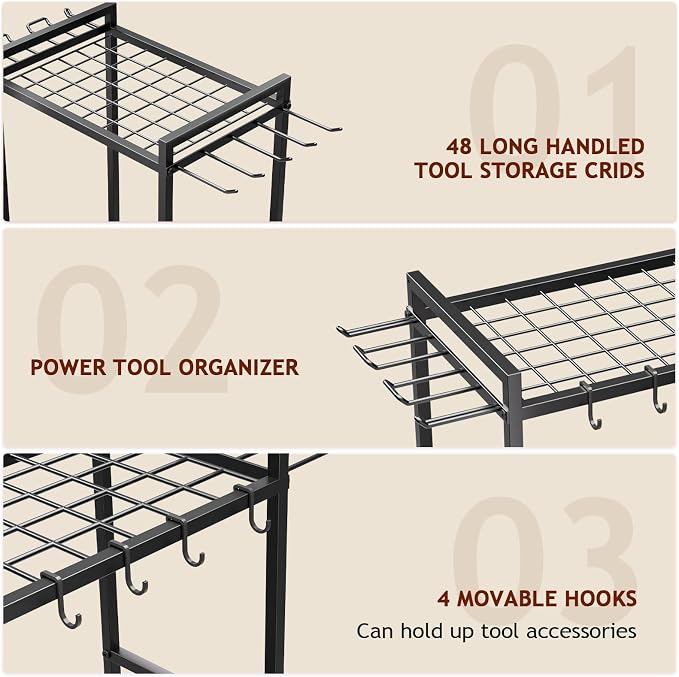 Garden Garage Tool Organizer - Image 4