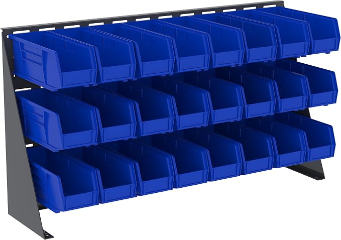 Akro-Mils 98636 Heavy Duty Steel Louvered Panel Standing Work Bench Storage - Image 8