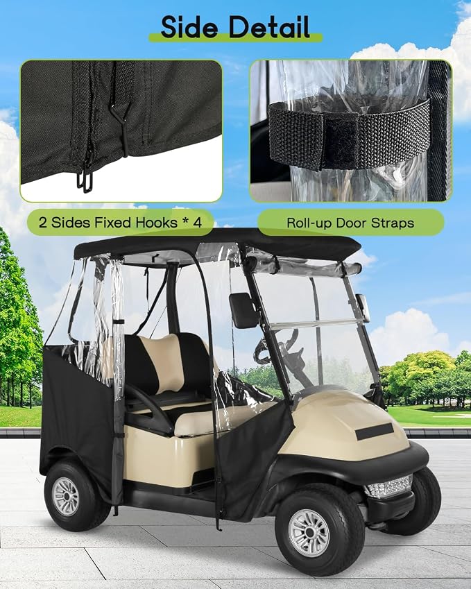 Golf Cart Enclosure 2 Passenger - Image 4