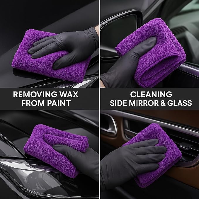 4 Pack Pak Details Edgeless Microfiber Towels - Image 7