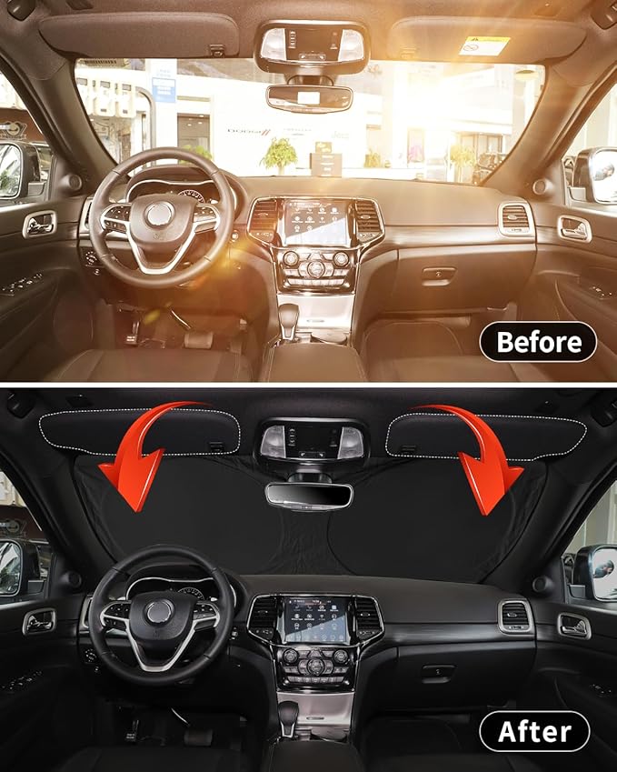 INSAUTO for Altima 2024 Windshield Sun Shade Sunshade for Nissan Altima Sedan - Image 5