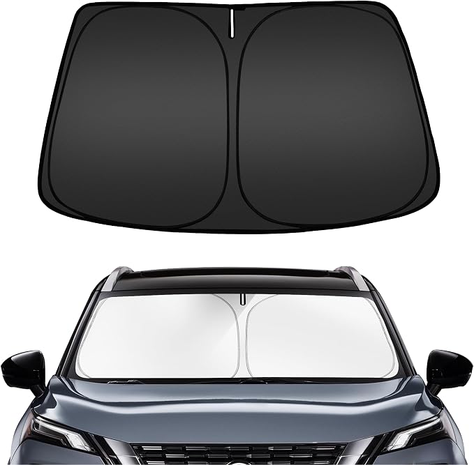 ARISMOTOR Windshield Sun Shade for Ni-ssan Rogue 2021-2025, Custom Fit Foldable by ARISMOTOR