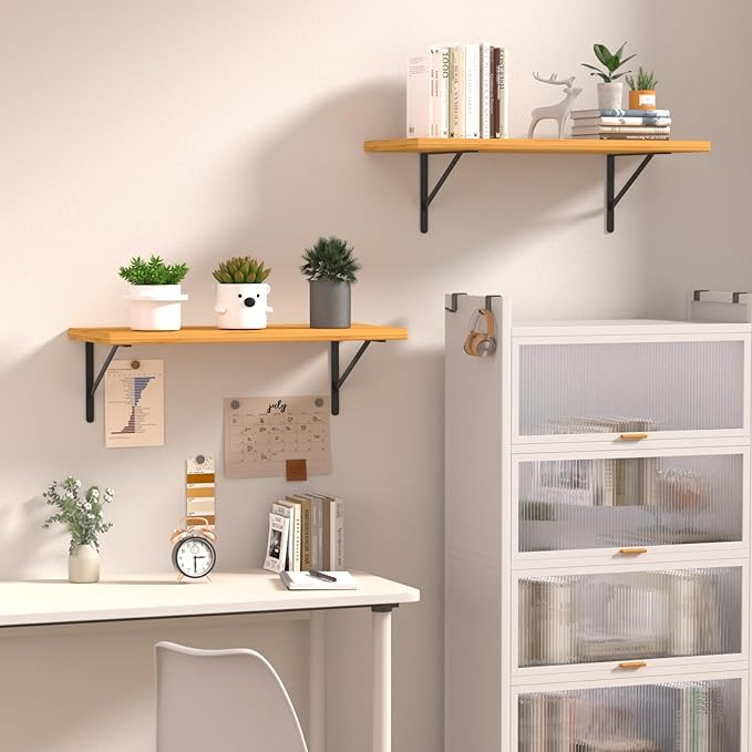 20 Pack L12 x H 8" Black Heavy Duty Shelf Brackets - Image 6