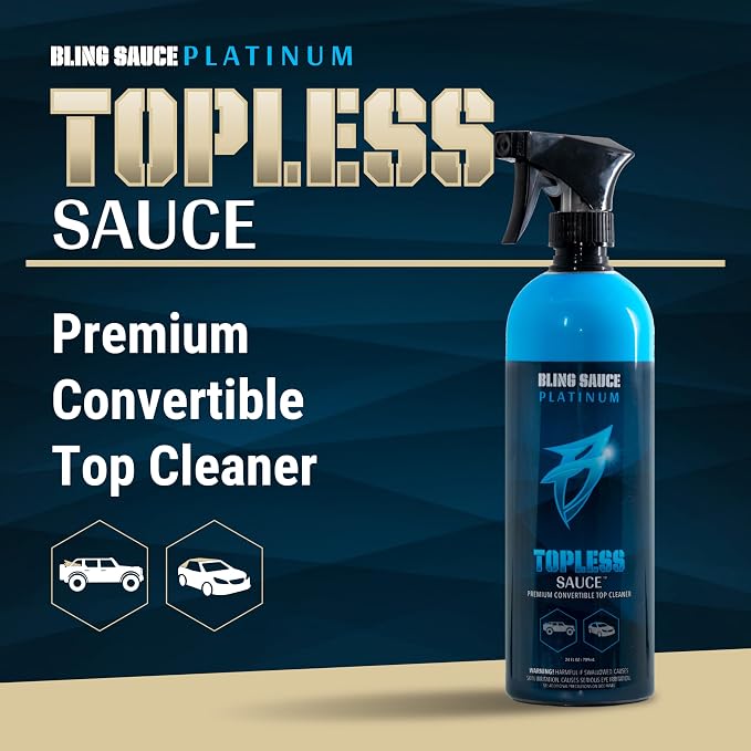 Bling Sauce Platinum: Topless Sauce, The BEST Convertible & Soft Top Cleaner - Image 3