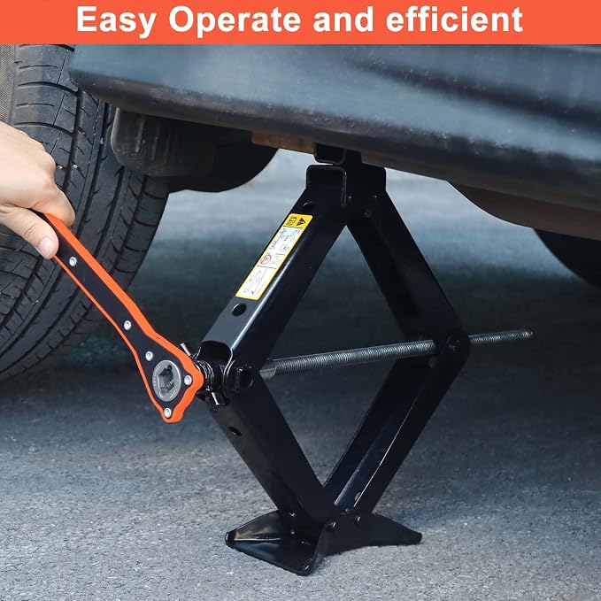 IMAYCC Scissor Jack, Portable Car Jack Kit 6614 lbs, Universal Tire Change Kit - Image 2