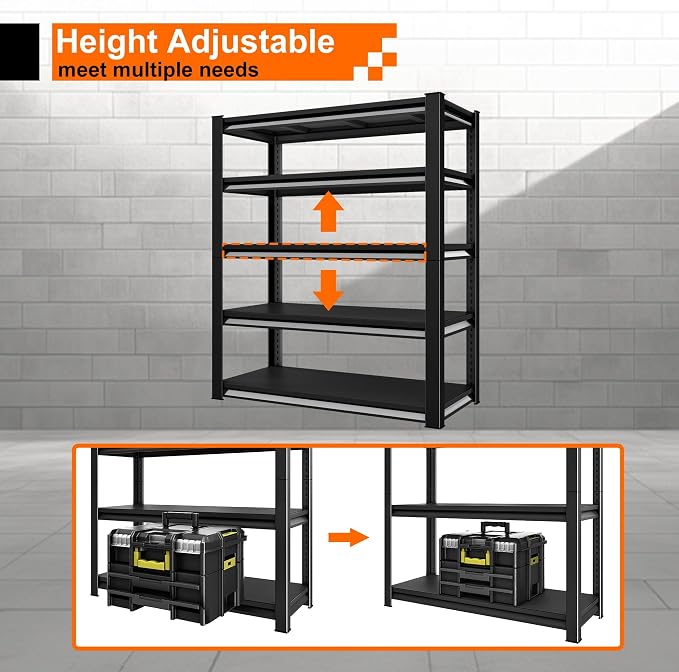 Garage Storage Shelves Heavy Duty, 48”W Shelving Units and Storage Rack - Image 5