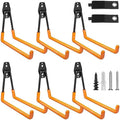 Garage Hooks Heavy Duty, 8 Pack Wall Mount Storage Hangers by Wallavant