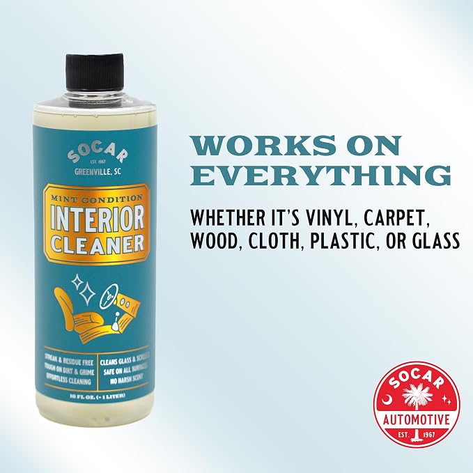 SOCAR Mint Condition Interior Car Cleaner 16 fl oz. Professional Grade - Image 3