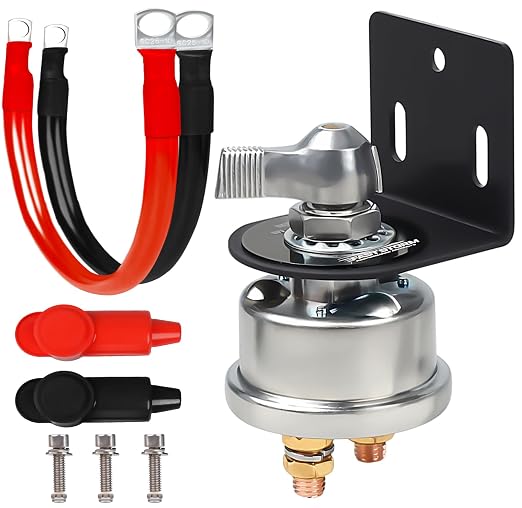 200A 12-48V High Current Master Battery Disconnect Switch Battery Power Cut Off by FASTSTORM