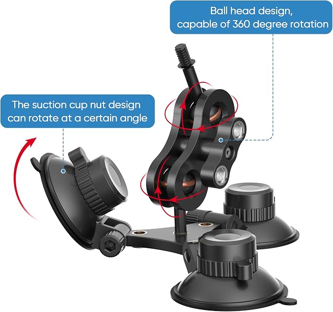 Radar Detector Mount, Triangular Suction Cup Mount, Windshield Radar Detector - Image 3