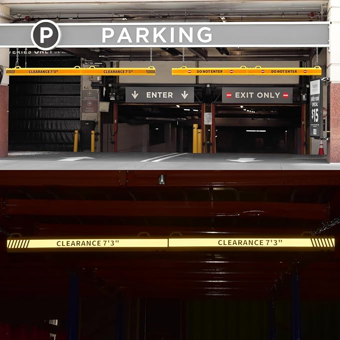 78" Parking Garage Height Clearance Bar - Image 2