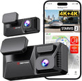 REDTIGER F77 4K+4K Dash Cam Front and Rear, Dual STARVIS 2 IMX678 HDR, Built-in by REDTIGER