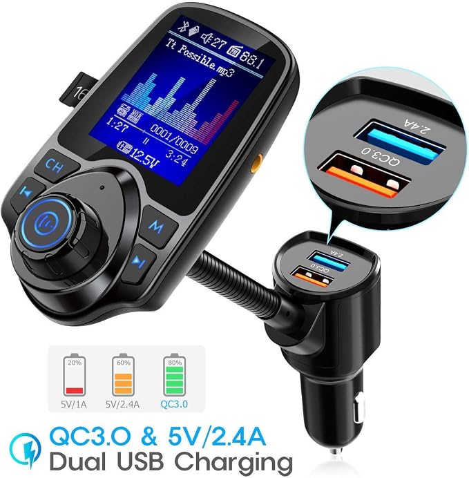 Nulaxy Bluetooth FM Transmitter - Image 2