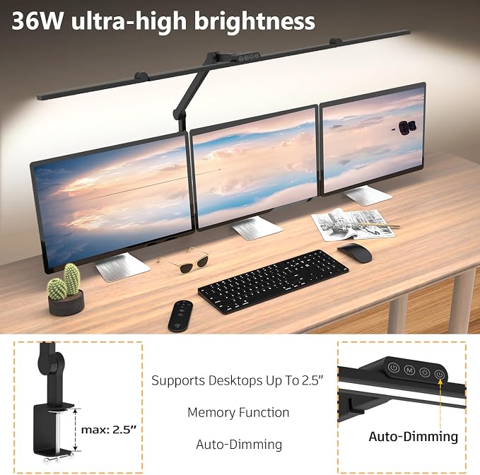 3000 Lumen Ultra Bright Architect Desk Lamp - Image 2