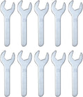 HARFINGTON 10pcs Small Wrench Open End Wrench 22x126x2.8mm Metric U-Shaped by HARFINGTON