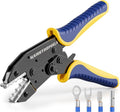 haisstronica Crimping Tool for Non-Insulated Terminal, AWG 22-6 Ratchet Wire by HAISSTRONICA