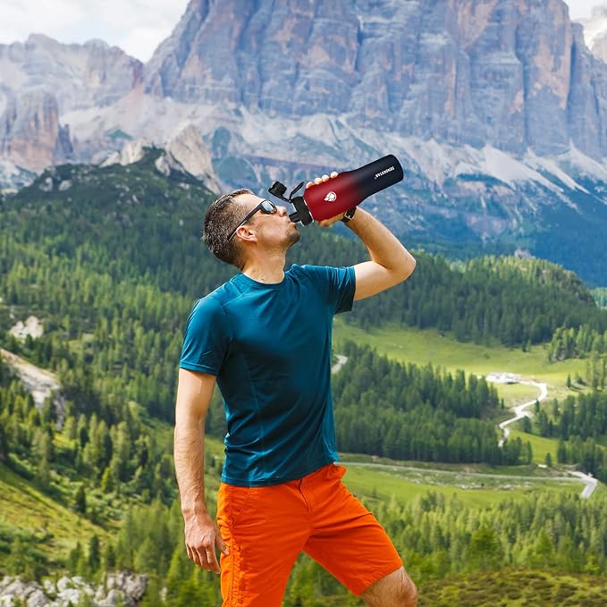 SENDESTAR 32oz Water Bottle Wide Mouth Stainless Steel Vacuum Insulated Double - Image 5