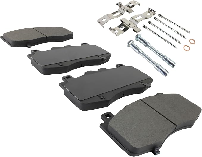 Premium Semi-Metallic Front Brake Pads Compatible - Image 2