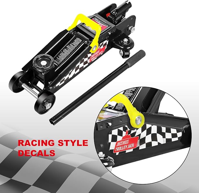 Floor Jack 1.5 Ton Hydraulic Car Jack, Lifting Range from 5.1 Inch to 12.6 Inch - Image 3
