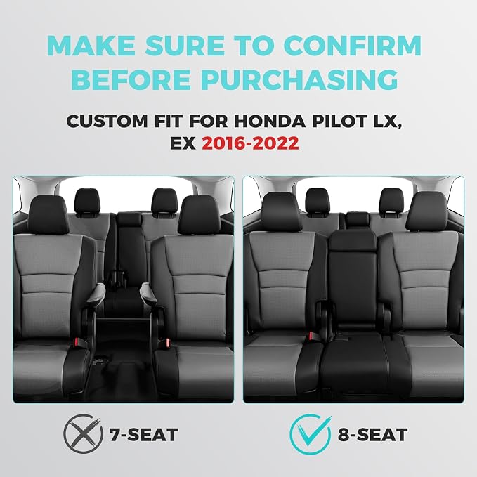 Custom Fit for Honda Pilot Seat Covers - Image 2