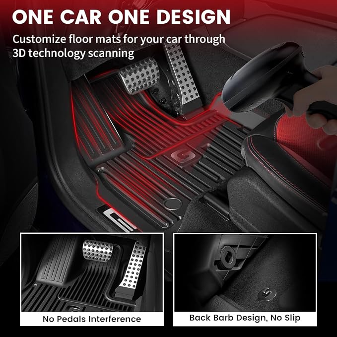 LASFIT Floor Mats & Trunk Mat for Mercedes Benz G Class 2026 2025 2024 2023 - Image 2