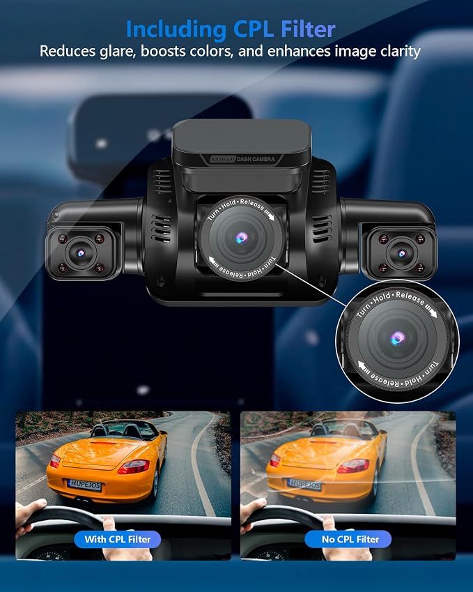 AI Dash Cam Front Rear Inside - Image 10