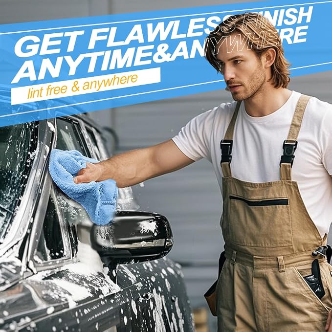 Car Wash Towel for Car, Motorcycle, Endless Extra Soft, Reusable and Durable - Image 6