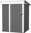 JUMMICO Metal Outdoor Storage Shed 5 x 3 FT Metal Shed by JUMMICO