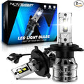 NOVSIGHT H4/HB2/9003 Bulbs Upgraded, 400% Brightness H4 Fog Bulbs, Quick by NOVSIGHT