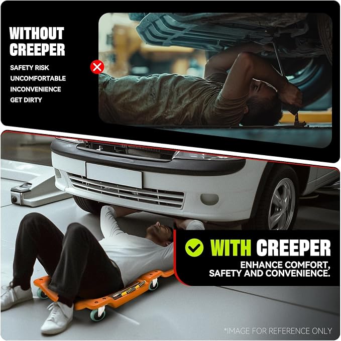 Auto Dynasty 40 Inches Mechanic Creeper, Automotive Garage Repair Low Profile - Image 6
