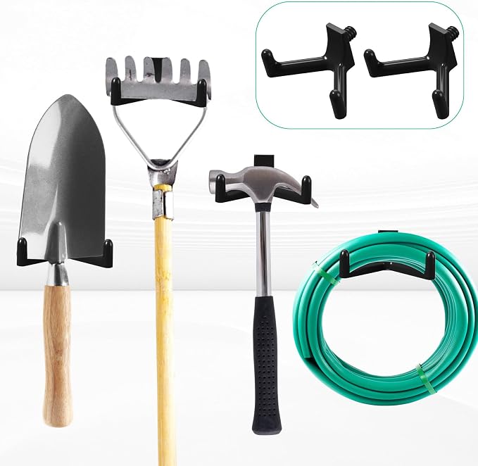 8 Pcs Shed Storage Tool Hooks Accessories Compatible - Image 4