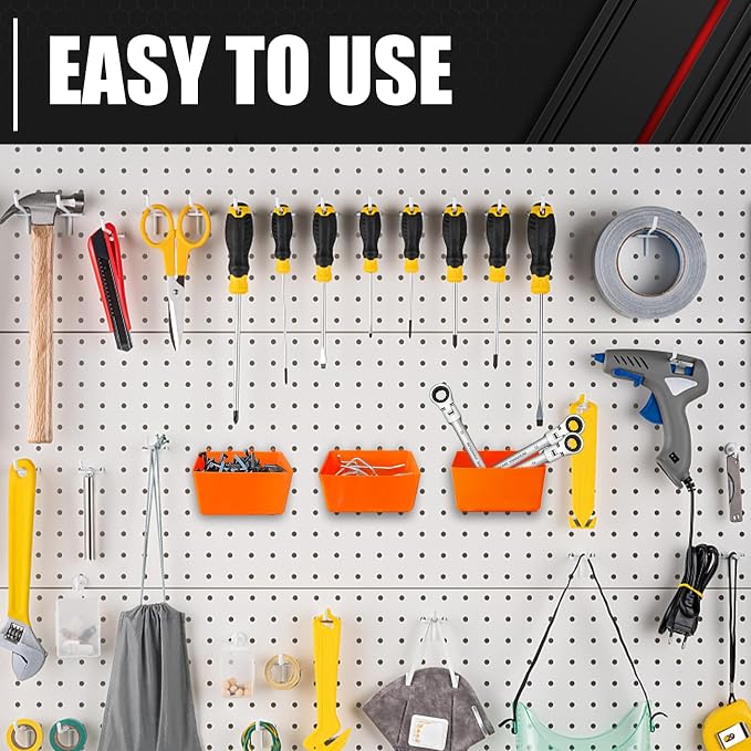 C&T 278 Piece Pegboard Hooks Assortment Kit, Pegboard Accessories Organizer Set - Image 6