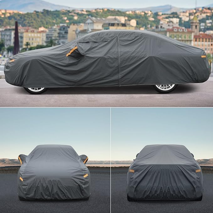 16 Layers SUV Car Cover Waterproof All Weather Heavy Duty, Universal Fit Toyota - Image 7