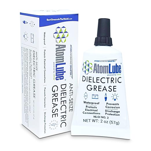 Dielectric Grease, 2 Oz. Tube | Waterproof Dielectric Silicone Grease by AtomLube