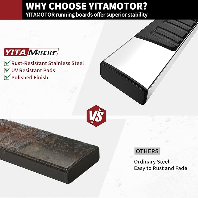 YITAMOTOR 6 inches Running Boards Compatible - Image 3